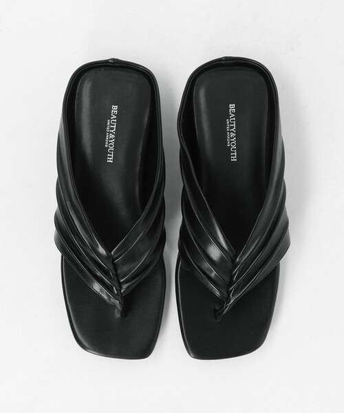 BEAUTY＆YOUTH UNITED ARROWS サンダル タック インヒール トング