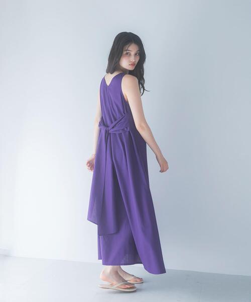 ワンピース リネン混リボンドレス : ZOZOTOWN Yahoo!店 - 通販 - Yahoo