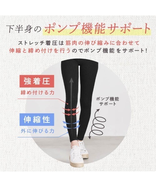 BELLE SERIES（ベルシリーズ） レギンス スパッツ 着圧 着圧デニム