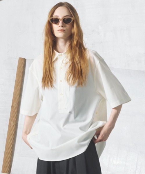 MAISON SPECIAL（メゾンスペシャル） シャツ 半袖 「UNISEX