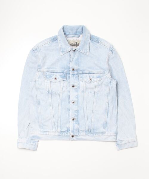 「Levi's」 「SILVER TAB」デニムジャケット L ライトインディゴブルー メンズ_画像2