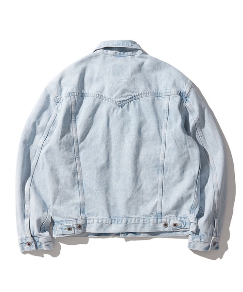 「Levi's」 「SILVER TAB」デニムジャケット L ライトインディゴブルー メンズ_画像3
