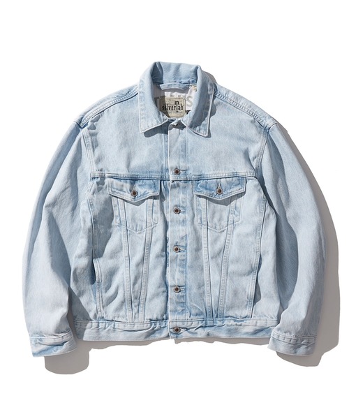 「Levi's」 「SILVER TAB」デニムジャケット L ライトインディゴブルー メンズ_画像9