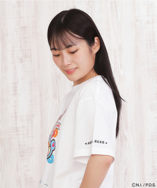 ANGEL BLUE（エンジェルブルー） tシャツ 半袖 Tシャツ ポップ
