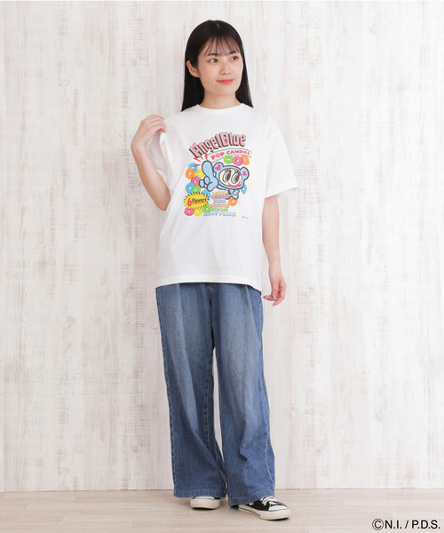 ANGEL BLUE（エンジェルブルー） tシャツ 半袖 Tシャツ ポップ