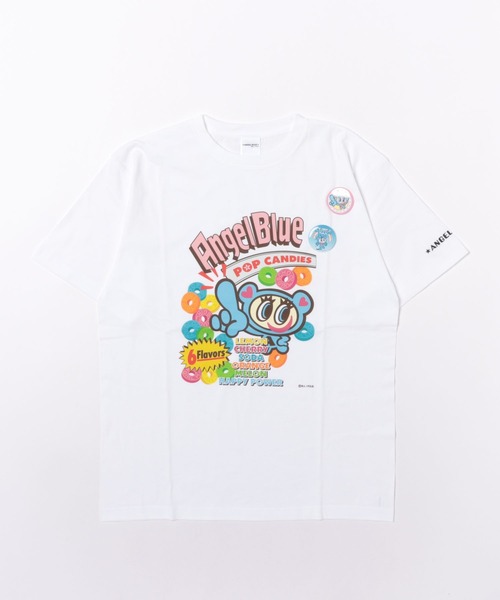 ANGEL BLUE（エンジェルブルー） tシャツ 半袖 Tシャツ ポップ