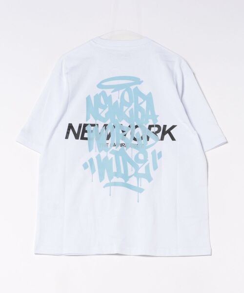 「NEW ERA」 半袖Tシャツ L ブラック メンズ_画像3