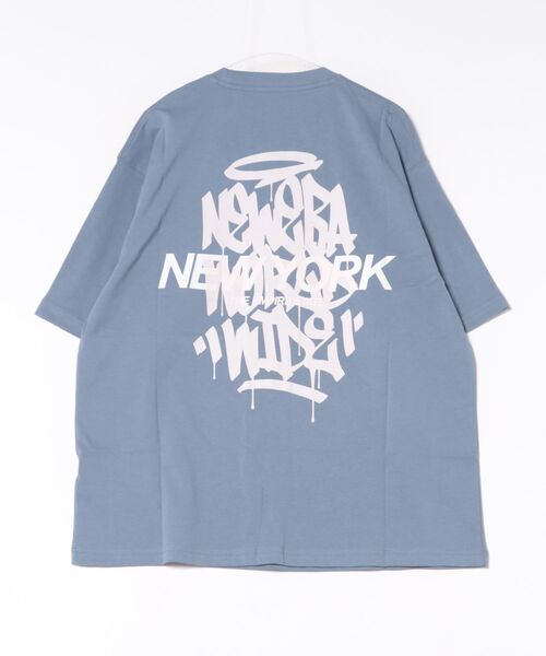「NEW ERA」 半袖Tシャツ L ブラック メンズ_画像4