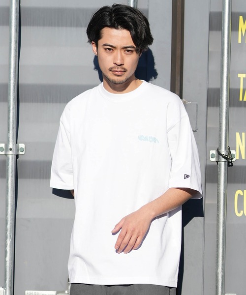 「NEW ERA」 半袖Tシャツ L ブラック メンズ_画像6