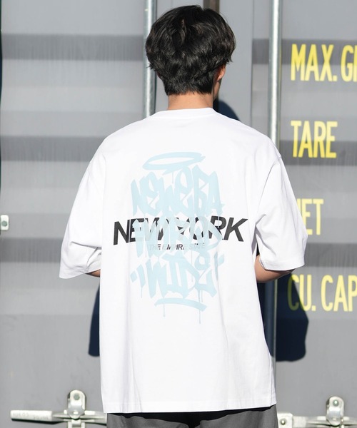 「NEW ERA」 半袖Tシャツ L ブラック メンズ_画像7