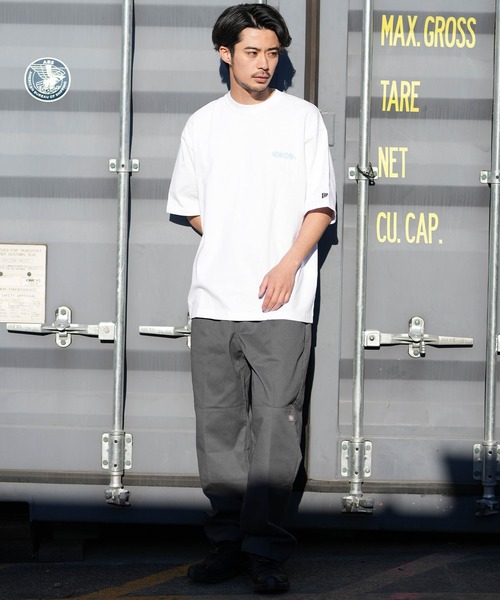 「NEW ERA」 半袖Tシャツ L ブラック メンズ_画像8
