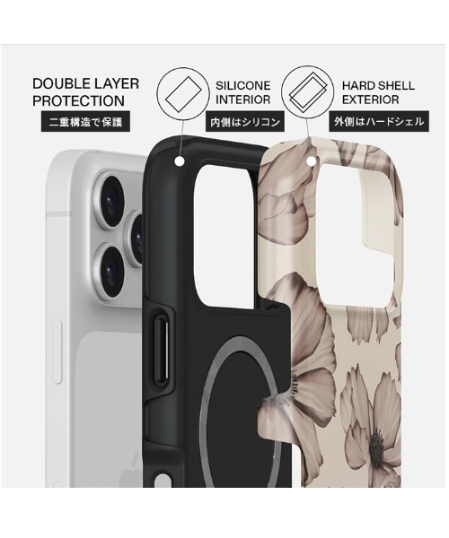 BURGA スマホケース MagSafe対応 スマホケース おしゃれ 北欧デザイン