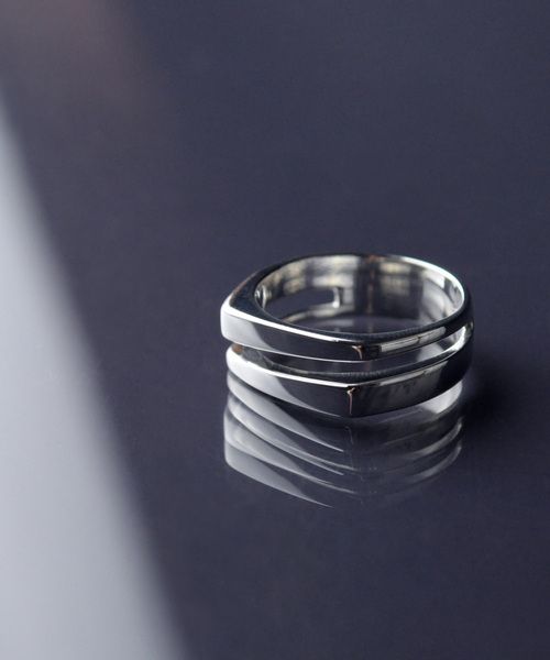 anq.（アンク） 指輪 リング 「anq.」シルバー925 スリットリング