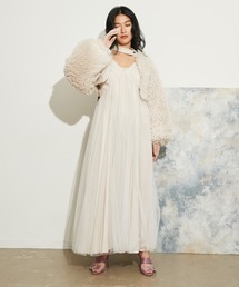 ワンピース Belle Vintage Backリボンボリュームチュールキャミワンピース Zozotown Paypayモール店 通販 Paypayモール