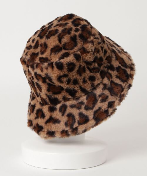 Vicci（ビッチ） 帽子 ハット 「vicci/ヴィッチ」アニマル柄ファー