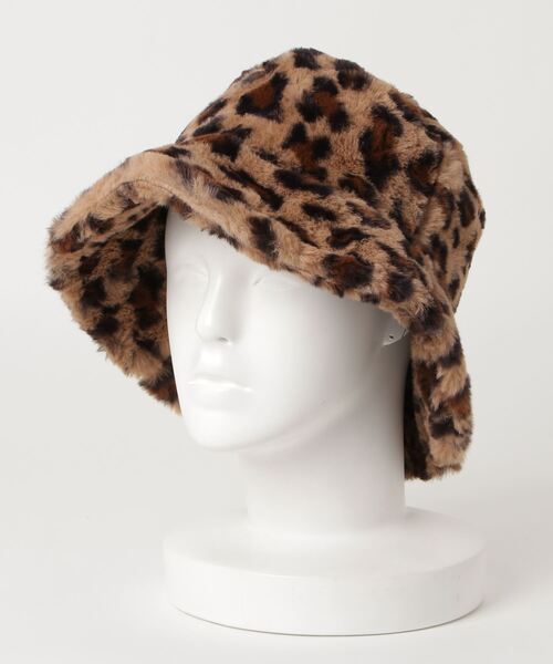 Vicci（ビッチ） 帽子 ハット 「vicci/ヴィッチ」アニマル柄ファー