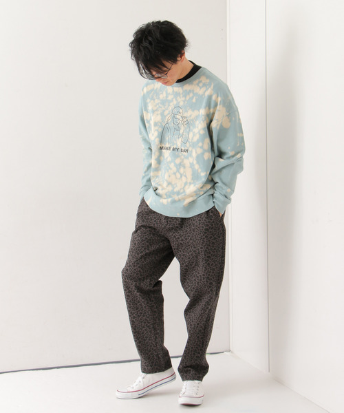 PULSE ⭐︎トレーナー VENCE EXCHANGE トレーナー スウェット ブリーチドリップガール裏毛