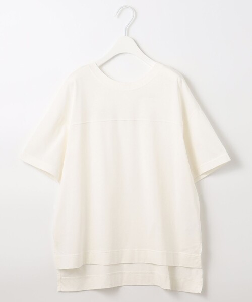 tシャツ 「WOMEN」「洗える」デラベコットンリネン Tシャツ レディース