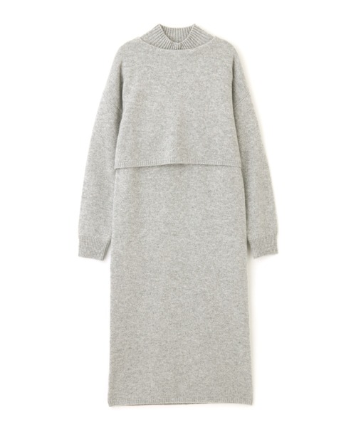 ワンピース レイヤードニットワンピース レディース : 59424264  