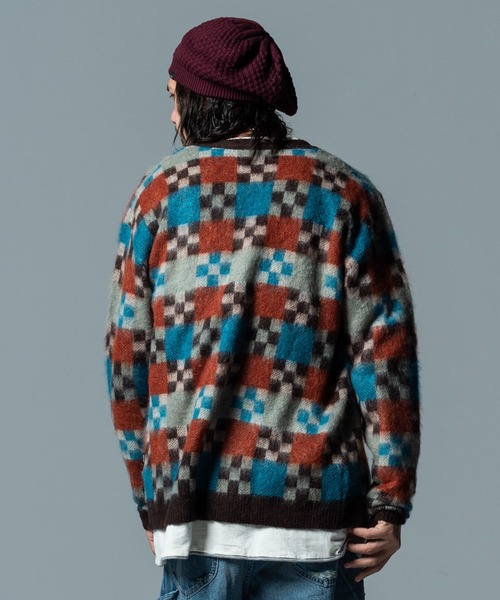 glamb（グラム） カーディガン Chequered Cardigan / チェッカー