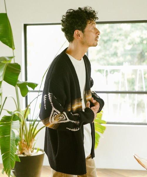 N.HOOLYWOOD × PENDLETON　ロングカーディガン　羽織物 N.HOOLYWOOD × PENDLETON ロングカーディガン 羽織物