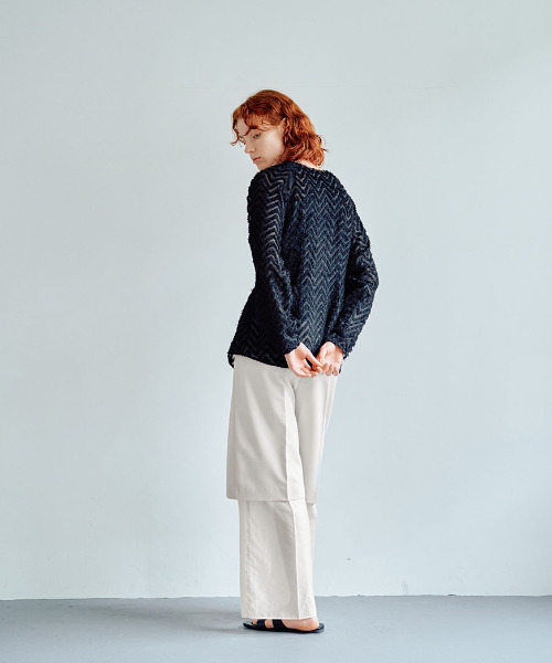 EMMA LIMBER ブラウス シャツ Feather Jacquard Blouse
