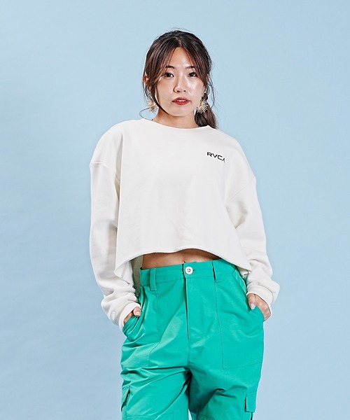 RVCA/ルーカ MINI RVCA CROPED CREW スウェット トレーナー ワンポイント BD044-153 楽天市場】RVCA/ルーカ MINI RVCA CROPED CREW スウェット