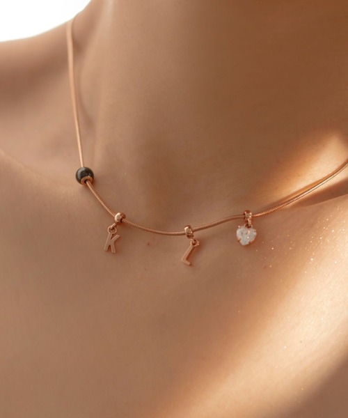 ネックレス CHARMS NECKLACE ネックレス　ローズゴールド／ゴールド レディース メンズの画像