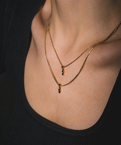 ネックレス CHARMS NECKLACE ネックレス　ローズゴールド／ゴールド レディース メンズの画像