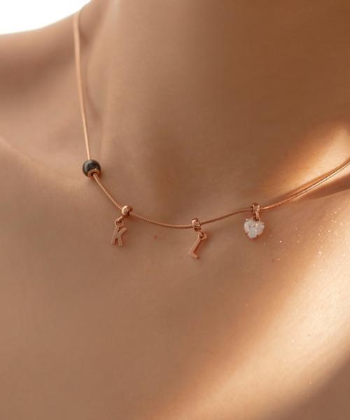 ネックレス CHARMS NECKLACE ネックレス　ローズゴールド／ゴールド レディース メンズの画像