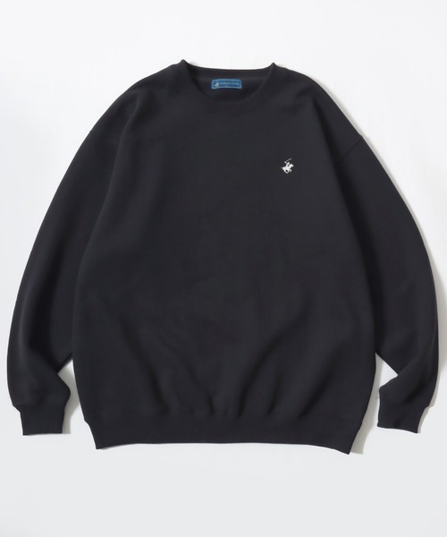 BEVERLY HILLS POLO CLUB ブラック トレーナー L BEVERLY HILLS POLO CLUB（ビバリーヒルズポロクラブ） トレーナー