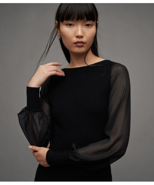 All saints 3way ノースリーブミニワンピース