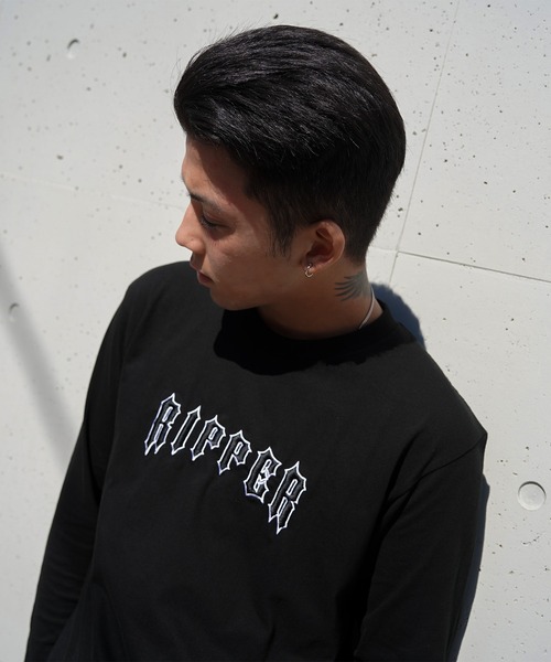 RIPPER tシャツ 「RIPPER」センターロゴ ロンT / Center Logo Long Tee