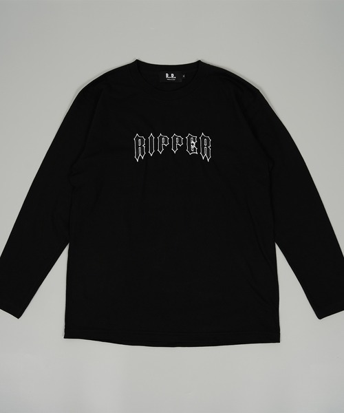 RIPPER tシャツ 「RIPPER」センターロゴ ロンT / Center Logo Long Tee