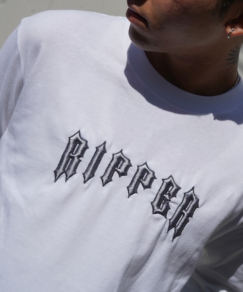 RIPPER tシャツ 「RIPPER」センターロゴ ロンT / Center Logo Long Tee