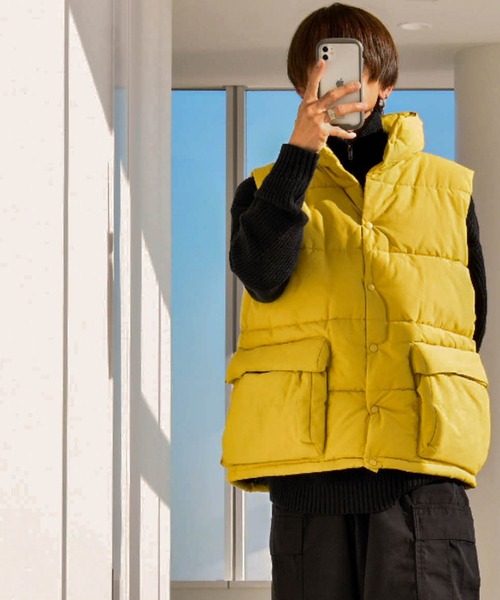 15294✨デュベティカ ダウンベスト マスタード イエロー 48 メンズ 15294✨デュベティカ ダウンベスト マスタード イエロー 48 メンズ