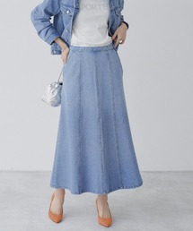 Pierrot（ピエロ） デニムスカート デニムフレアスカート : ZOZOTOWN