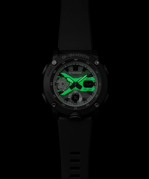 G-SHOCK 腕時計 HIDDEN GLOW Series / GA-2000HD-8AJF メンズ