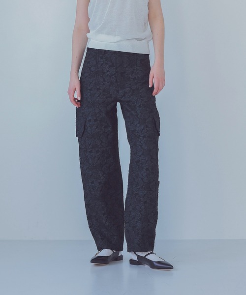 パンツ BAUM UND PFERDGARTEN / NACHI jacquard(ジャガードカーブパンツ) レディース