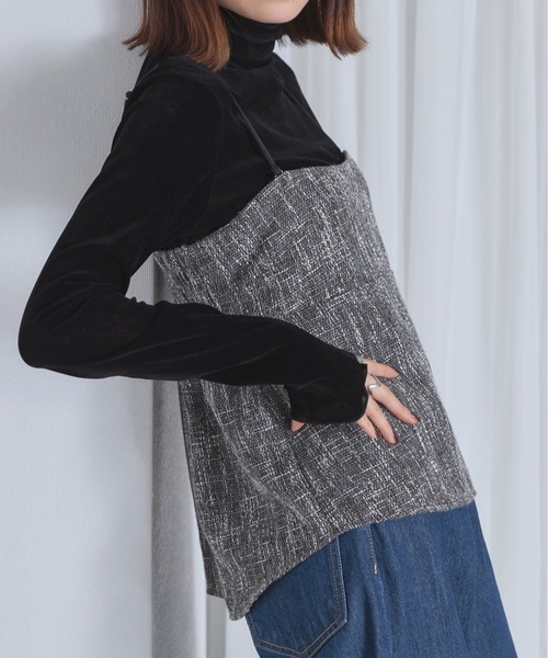 キャミ MOUSSY | SATIN GATHER キャミ (キャミソール ) |SHEL'TTER WEBSTORE