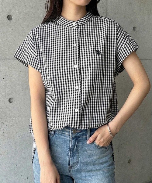 U.S. POLO ASSN.（ユーエスポロアッスン） ブラウス シャツ GeeRA別注