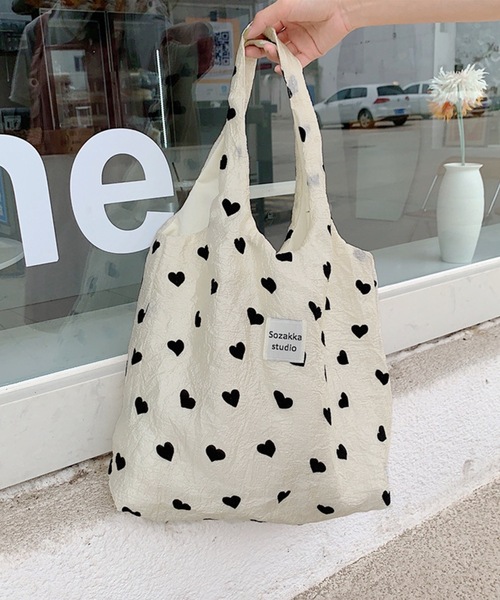 IRADOWL（アイラドール） トートバッグ ハート柄トートバッグ