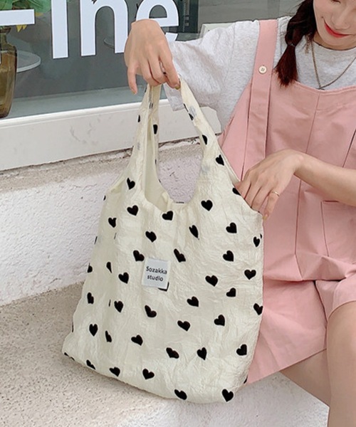 IRADOWL（アイラドール） トートバッグ ハート柄トートバッグ