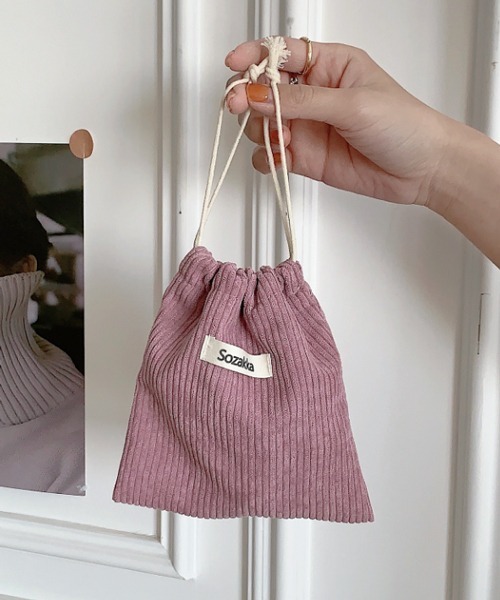 Pochi Pouch（ポチポーチ） ポーチ Pochi Pouch/コーデュロイ 巾着