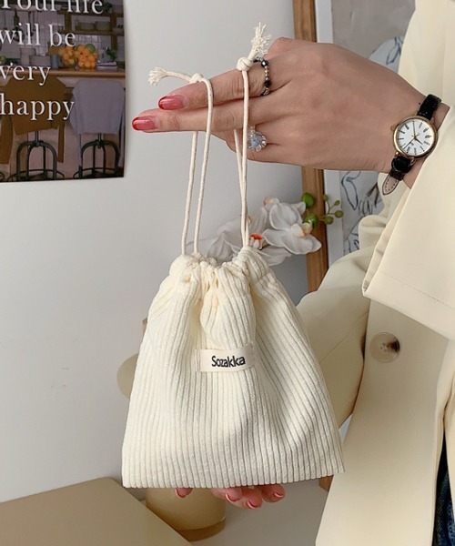 Pochi Pouch（ポチポーチ） ポーチ Pochi Pouch/コーデュロイ 巾着