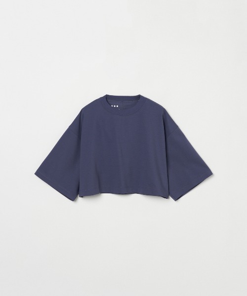 tシャツ ハイゲージリップル ショートTシャツ レディース
