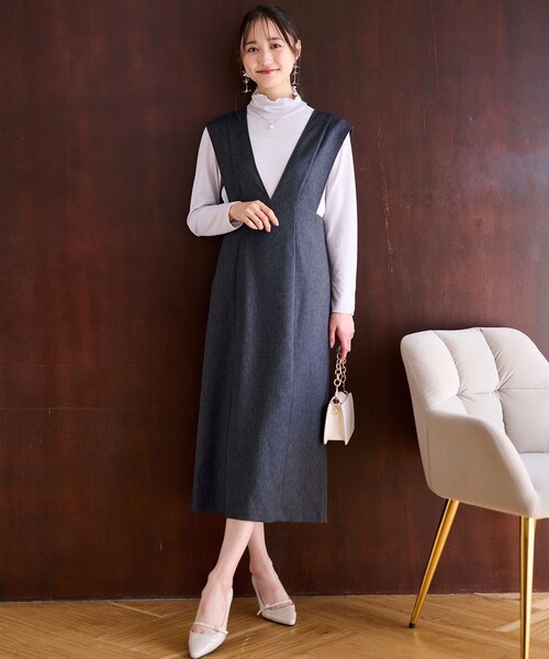 ANY SIS（エニィスィス） スカート 「洗える」タイト ジャンパー