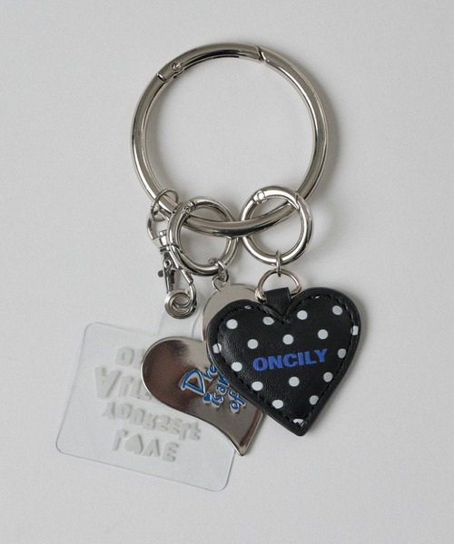 ONCILY（オンシェリー） キーホルダー HEART MOTIF KEYRING / ハート