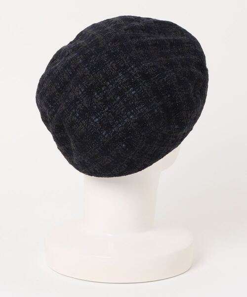 Chapeau d' O 帽子 ベレー帽 Lame Tweed Monty Beret