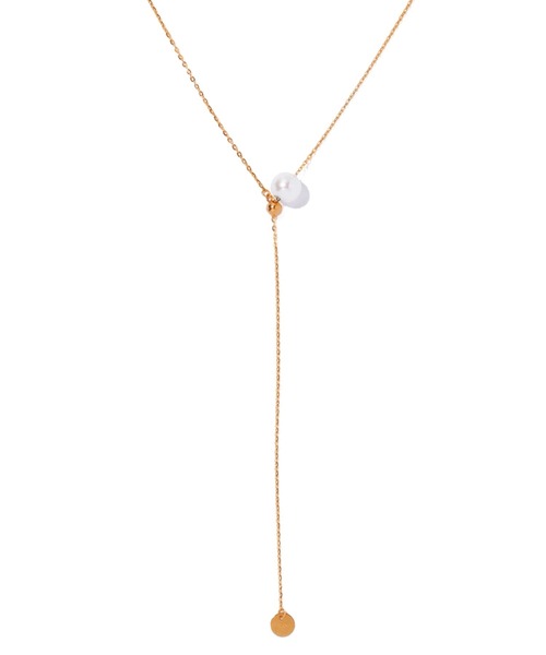 ネックレス 「les bonbon」 adjustable pearl necklace / アジャスタブル パール ネックレス レディースの画像